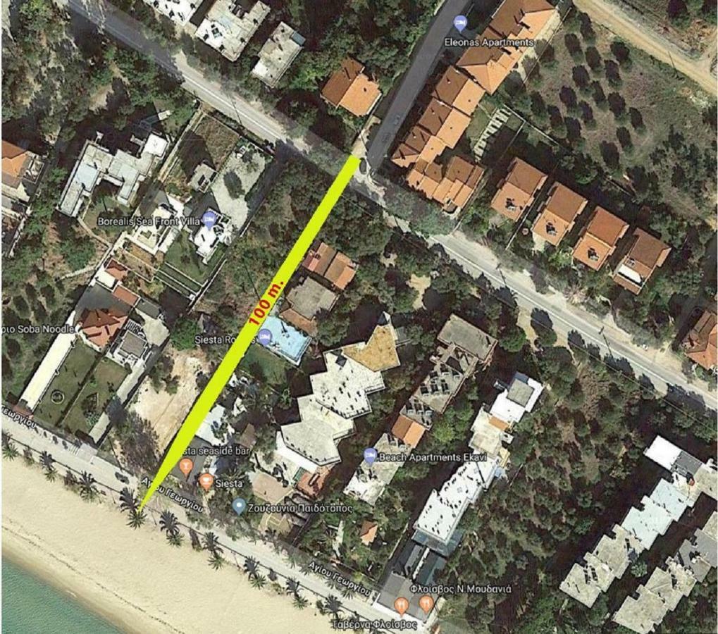 Alexandros Maisonettes Неа-Муданія Екстер'єр фото